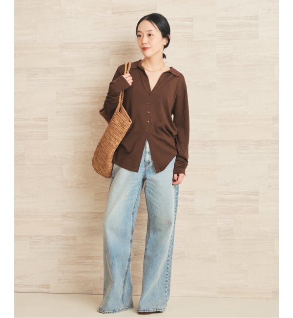 Plage「《追加》sheer skipper ニット」|ニット・セーター|