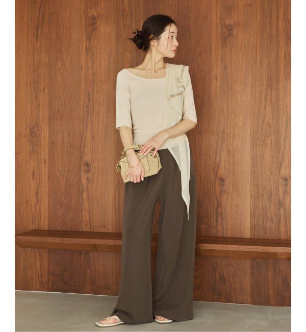 Plage「layered rib ニットT」|ニット・セーター|