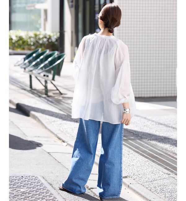 SLOBE IENA「《追加》ラミースキッパーシャツ」|シャツ・ブラウス|