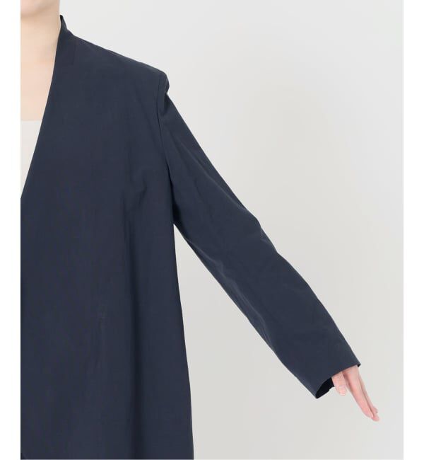 VERMEIL par iena「《手洗い可》Dry Touch Collarless ジャケット」|ノーカラージャケット|