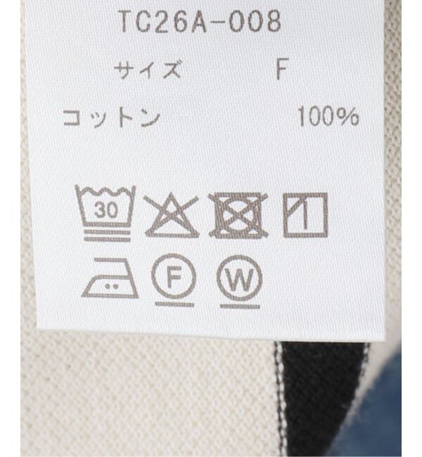 VERMEIL par iena「TanC TOKYO タンクトウキョウ Pique ボーダーポロロンパース TC26A-008」|Tシャツ・カットソー|