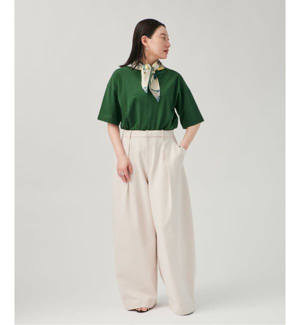 VERMEIL par iena「manipuri マニプリ 三角スカーフ W65 別注 ポンメール&times;キャリッジ」|バンダナ・スカーフ|