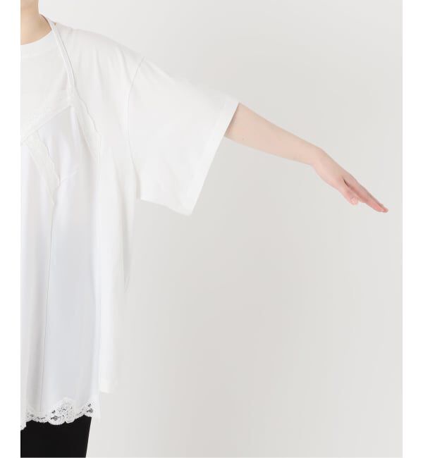 VERMEIL par iena「INSCRIRE アンスクリア Hybrid Lingerie Tシャツ I26SS-CUT17」|Tシャツ・カットソー|