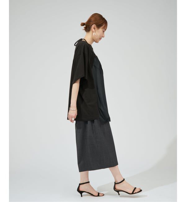 VERMEIL par iena「INSCRIRE アンスクリア Hybrid Lingerie Tシャツ I26SS-CUT17」|Tシャツ・カットソー|