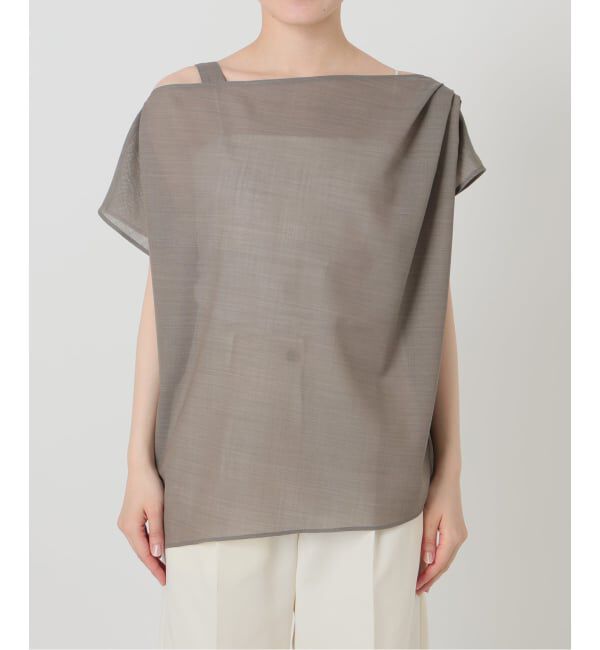 VERMEIL par iena「《手洗い可》SHEER TORO プルオーバー」|シャツ・ブラウス|
