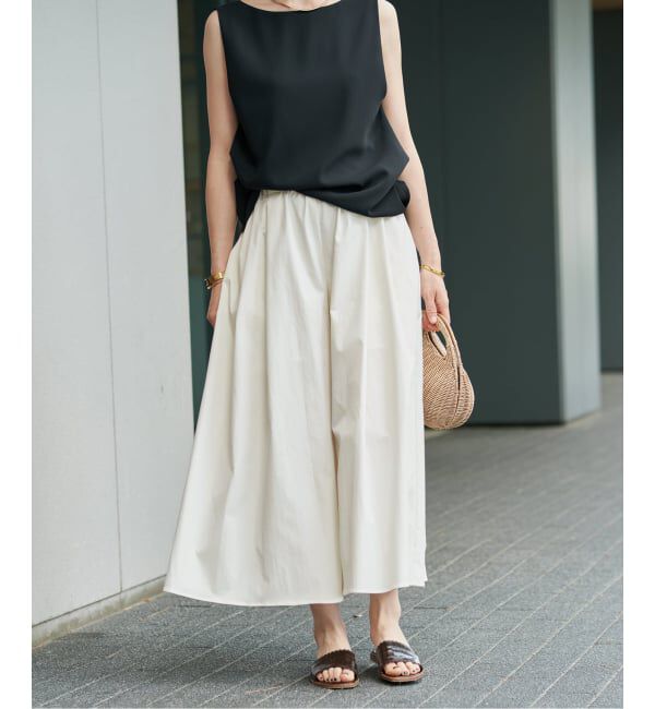 VERMEIL par iena「《手洗い可》LIMONTA ギャザーワイドクロップドパンツ」|その他|