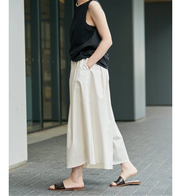 VERMEIL par iena「《手洗い可》LIMONTA ギャザーワイドクロップドパンツ」|その他|