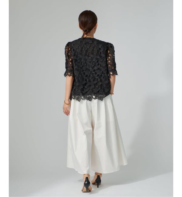 VERMEIL par iena「《手洗い可》LIMONTA ギャザーワイドクロップドパンツ」|その他|