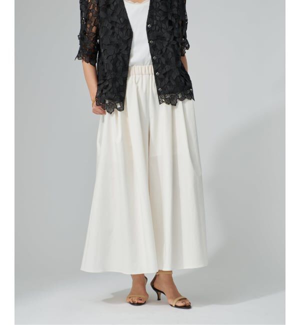 VERMEIL par iena「《手洗い可》LIMONTA ギャザーワイドクロップドパンツ」|その他|