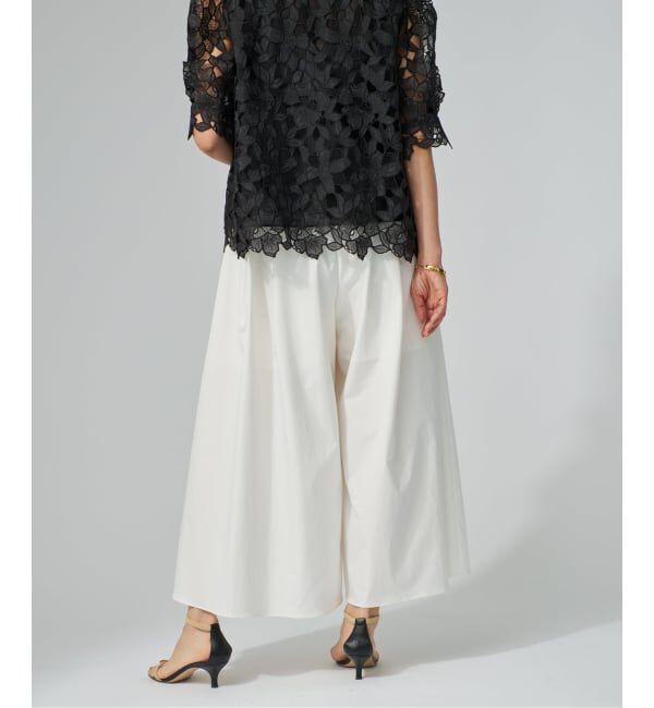 VERMEIL par iena「《手洗い可》LIMONTA ギャザーワイドクロップドパンツ」|その他|