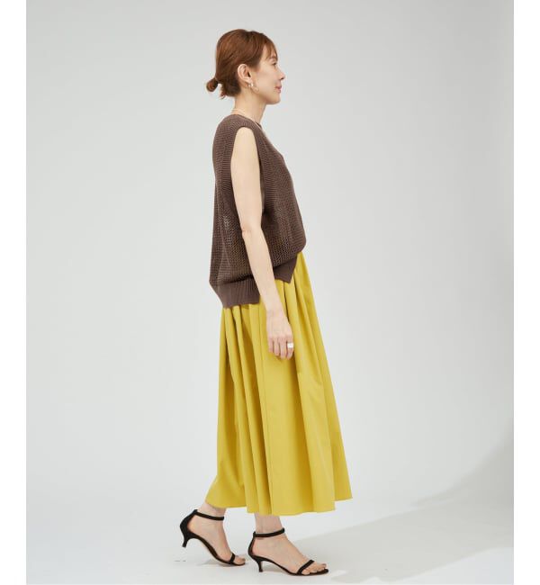 VERMEIL par iena「《手洗い可》LIMONTA ギャザーワイドクロップドパンツ」|その他|