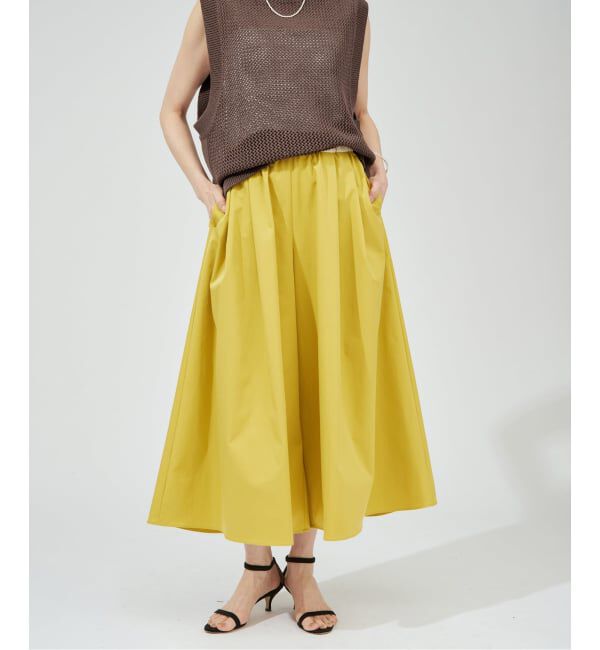 VERMEIL par iena「《手洗い可》LIMONTA ギャザーワイドクロップドパンツ」|その他|