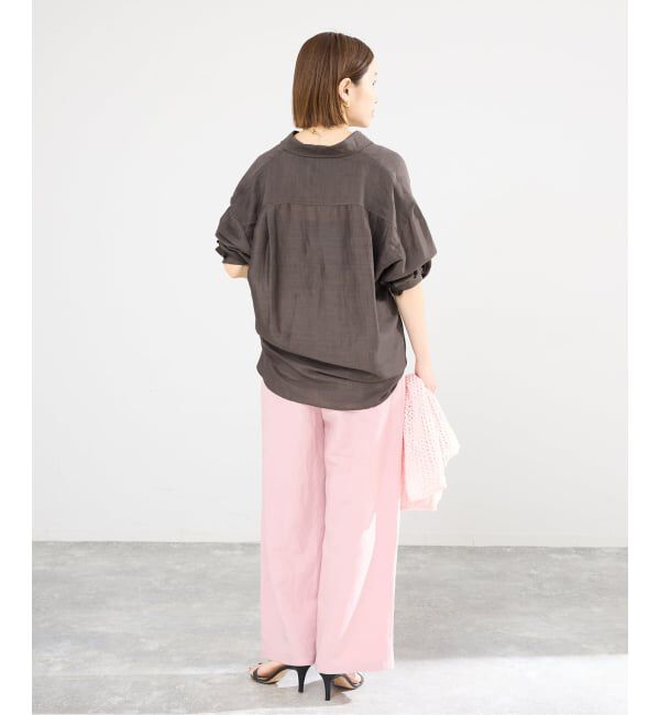 IENA「《追加》ラミーリヨセル2wayシャツ」|シャツ・ブラウス|