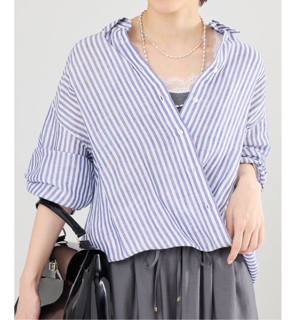 IENA「《追加》ラミーリヨセル2wayシャツ」|シャツ・ブラウス|