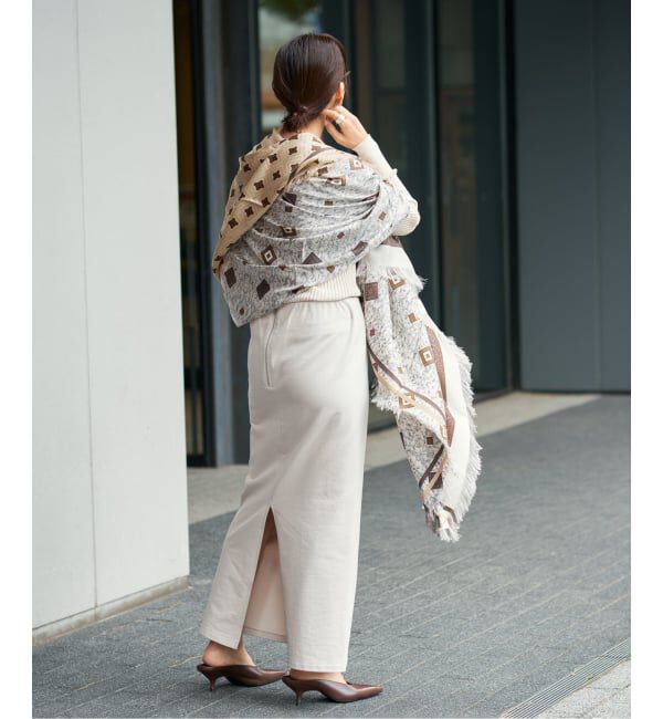 VERMEIL par iena「《追加》PIERRE LOUIS MASCIA ピエール ルイマーシャScarf 135x194cm 517317/101」|バンダナ・スカーフ|