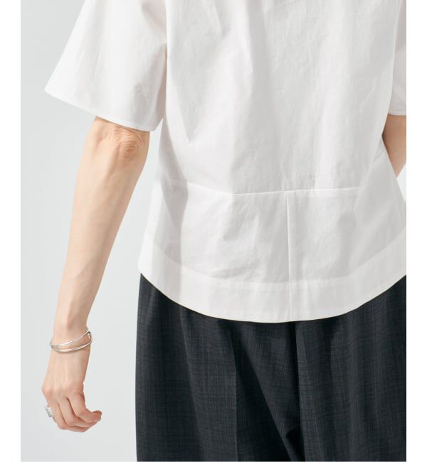 VERMEIL par iena「《予約》cotton back satin T-ブラウス」|シャツ・ブラウス|