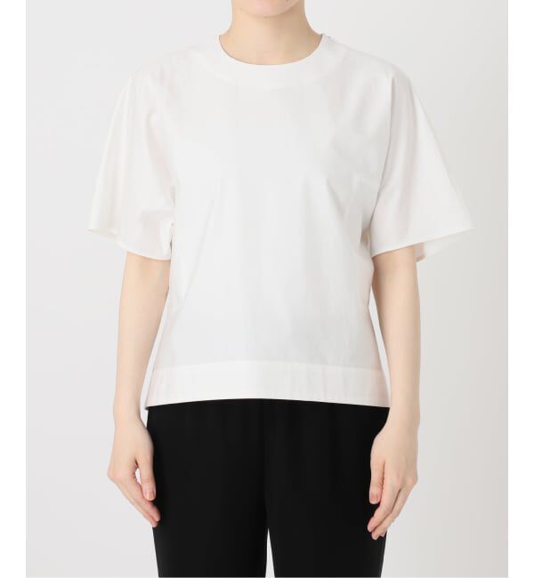 VERMEIL par iena「《予約》cotton back satin T-ブラウス」|シャツ・ブラウス|