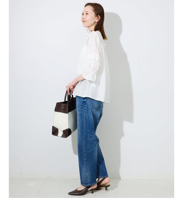 SLOBE IENA「《WEB限定/追加予約》コットンレーヨンレースブラウス」|シャツ・ブラウス|