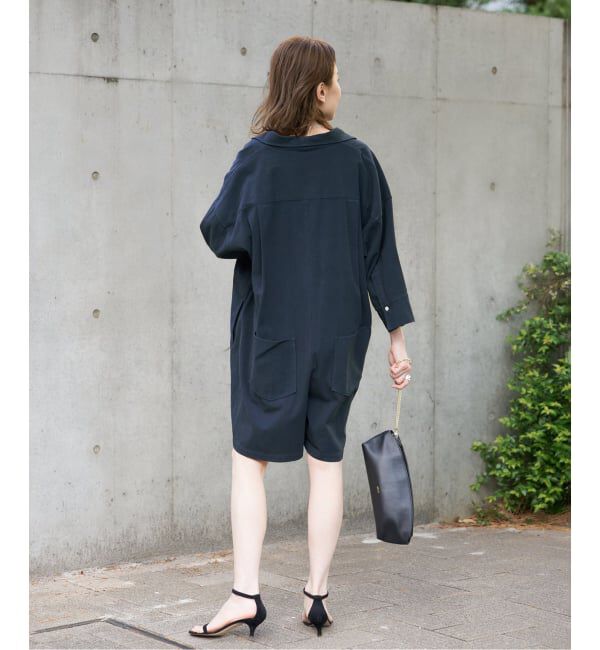 VERMEIL par iena「Hard Twist Yarn オールインワン」|オールインワン|