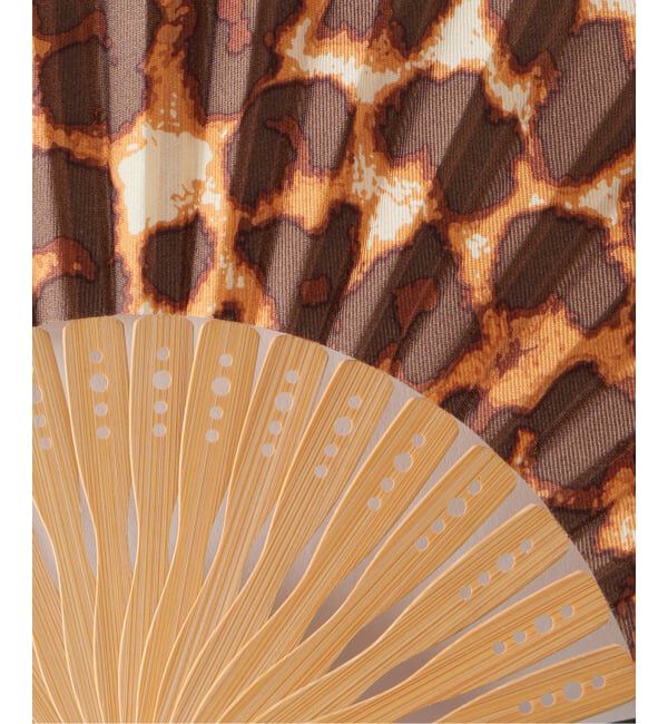 VERMEIL par iena「manipuri マニプリ 扇子 レオパードベグ 161675105」|その他|