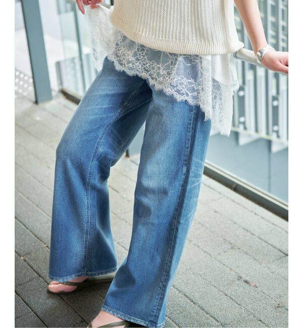 SLOBE IENA「《追加》レースコンビノースリカットソー」|Tシャツ・カットソー|