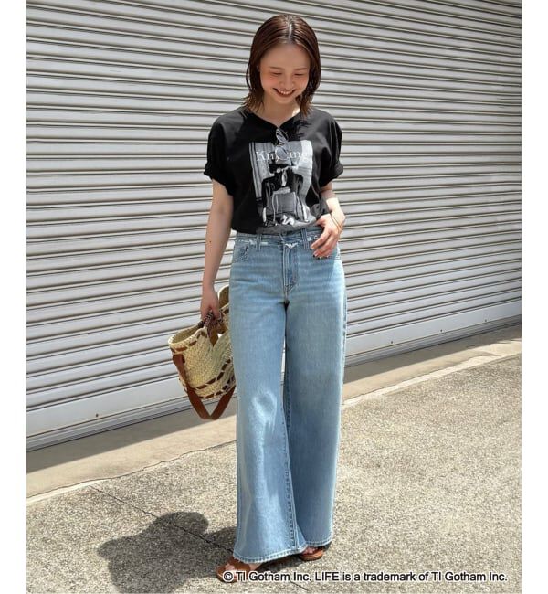 SLOBE IENA「《追加3》GOOD ROCK SPEED SLOBE別注 LIFE PC PHOTO TEE」|Tシャツ・カットソー|
