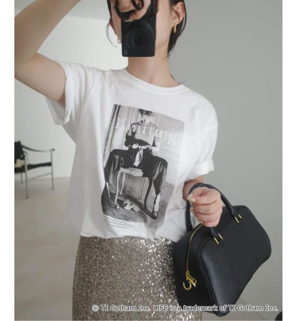 SLOBE IENA「《追加3》GOOD ROCK SPEED SLOBE別注 LIFE PC PHOTO TEE」|Tシャツ・カットソー|
