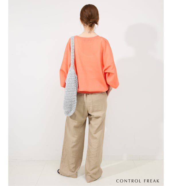 SLOBE IENA「《追加予約》CONTROL FREAK メタリックペーパークロッシェバッグ 254-121502」|ショルダー・メッセンジャー|