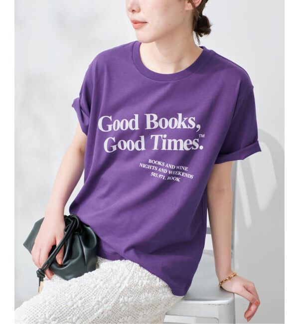 SLOBE IENA「BOOK CLUB SLOBE別注 グラフィックTEE」|Tシャツ・カットソー|パープル