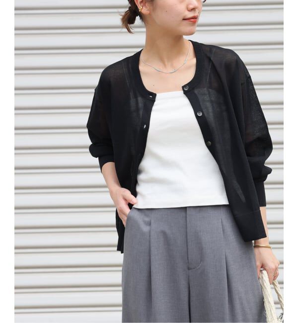 JOURNAL STANDARD relume「《追加》ウォッシャブルクロップドカーディガン」|カーディガン|