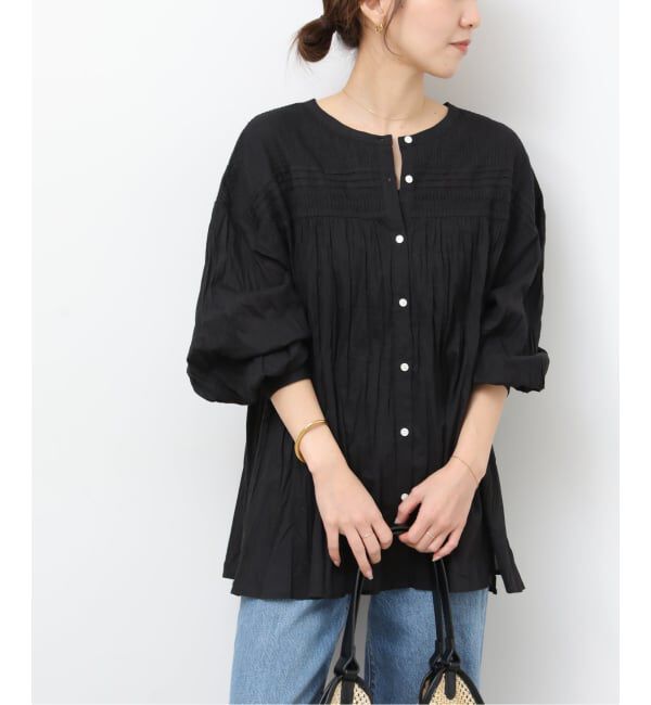 JOURNAL STANDARD relume「コットンボイルクリンクルピンタックブラウス」|シャツ・ブラウス|