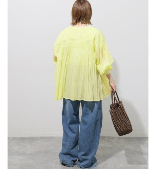 JOURNAL STANDARD relume「コットンボイルクリンクルピンタックブラウス」|シャツ・ブラウス|