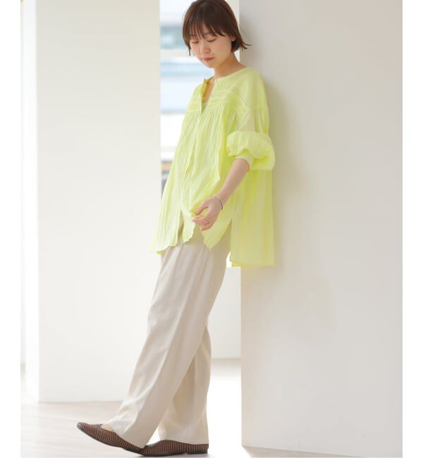 JOURNAL STANDARD relume「コットンボイルクリンクルピンタックブラウス」|シャツ・ブラウス|