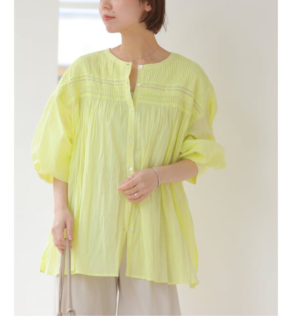 JOURNAL STANDARD relume「コットンボイルクリンクルピンタックブラウス」|シャツ・ブラウス|