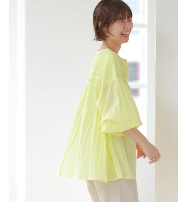 JOURNAL STANDARD relume「コットンボイルクリンクルピンタックブラウス」|シャツ・ブラウス|