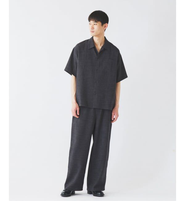 JOURNAL STANDARD relume「テックキャンバス レギュラーカラー 半袖シャツ(セットアップ対応可能)」|シャツ・ブラウス|