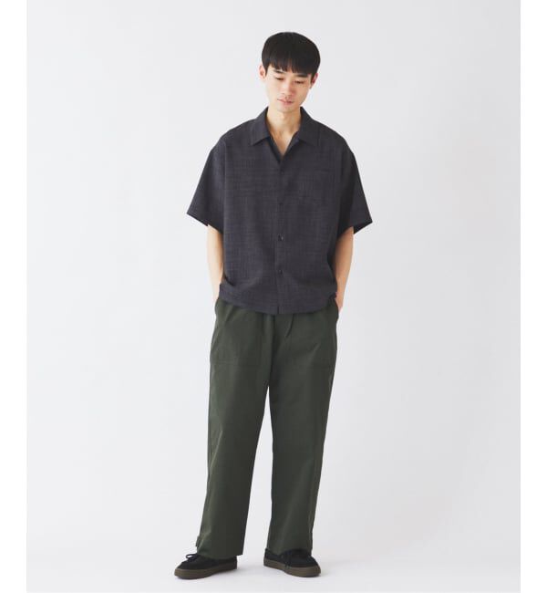 JOURNAL STANDARD relume「テックキャンバス レギュラーカラー 半袖シャツ(セットアップ対応可能)」|シャツ・ブラウス|