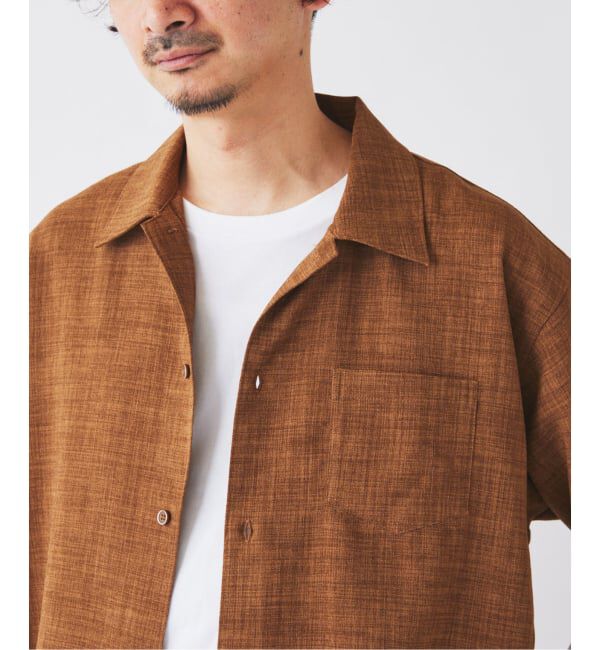 JOURNAL STANDARD relume「テックキャンバス レギュラーカラー 半袖シャツ(セットアップ対応可能)」|シャツ・ブラウス|