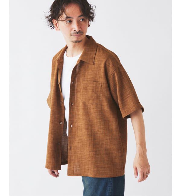 JOURNAL STANDARD relume「テックキャンバス レギュラーカラー 半袖シャツ(セットアップ対応可能)」|シャツ・ブラウス|