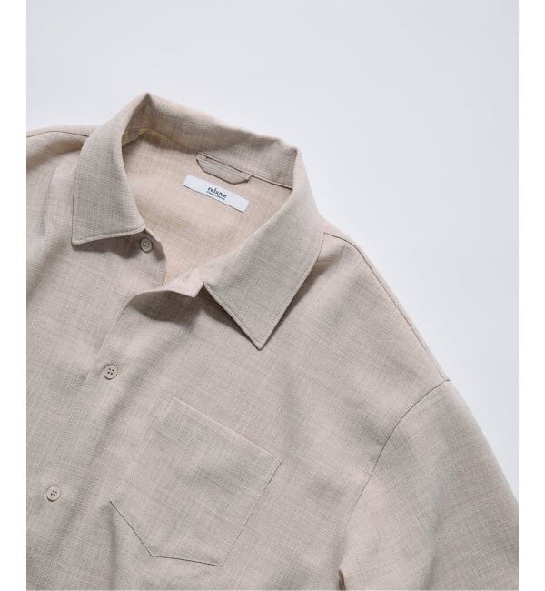JOURNAL STANDARD relume「テックキャンバス レギュラーカラー 半袖シャツ(セットアップ対応可能)」|シャツ・ブラウス|