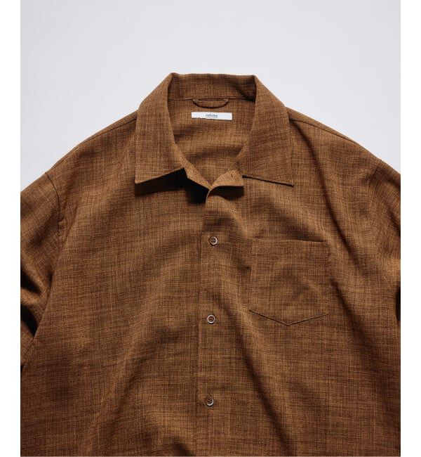 JOURNAL STANDARD relume「テックキャンバス レギュラーカラー 半袖シャツ(セットアップ対応可能)」|シャツ・ブラウス|