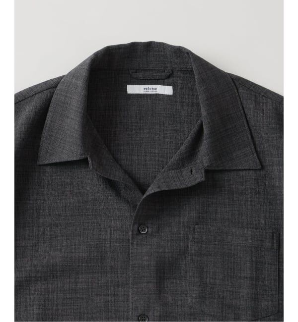 JOURNAL STANDARD relume「テックキャンバス レギュラーカラー 半袖シャツ(セットアップ対応可能)」|シャツ・ブラウス|