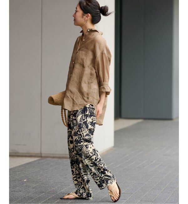 JOURNAL STANDARD relume「《追加予約 / 新色》手洗い可 / ラミーオーバーサイズシャツ」|シャツ・ブラウス|