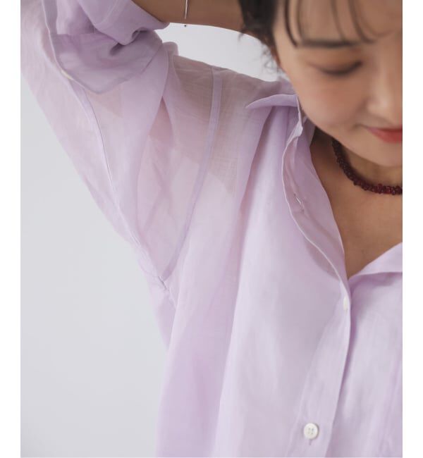 JOURNAL STANDARD relume「《追加予約 / 新色》手洗い可 / ラミーオーバーサイズシャツ」|シャツ・ブラウス|