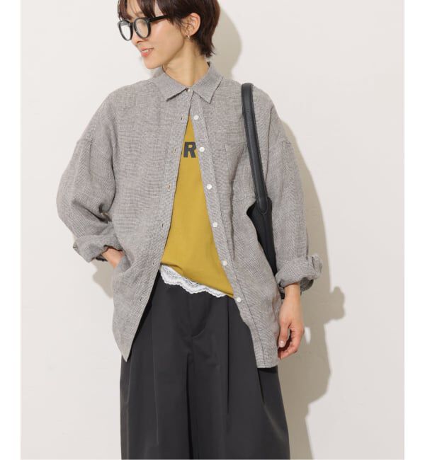 JOURNAL STANDARD relume「No.66フレンチリネンオーバーサイズシャツ」|シャツ・ブラウス|
