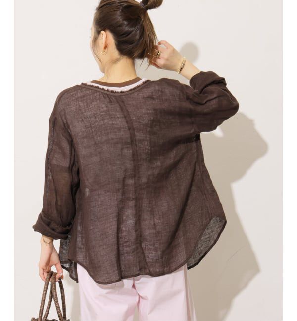 JOURNAL STANDARD relume「リネンガーゼ2WAYカーディガン」|シャツ・ブラウス|
