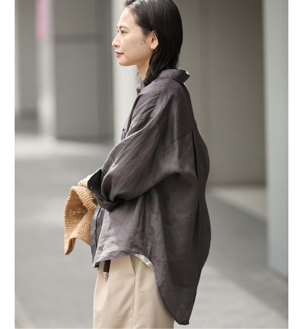 JOURNAL STANDARD「リネンレギュラーカラーシャツ」|シャツ・ブラウス|