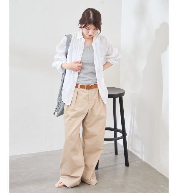 JOURNAL STANDARD「リネンレギュラーカラーシャツ」|シャツ・ブラウス|