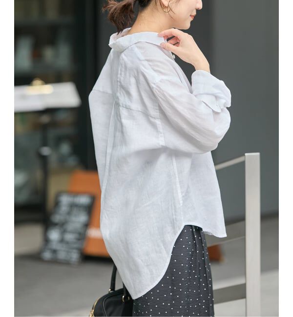 JOURNAL STANDARD「リネンレギュラーカラーシャツ」|シャツ・ブラウス|