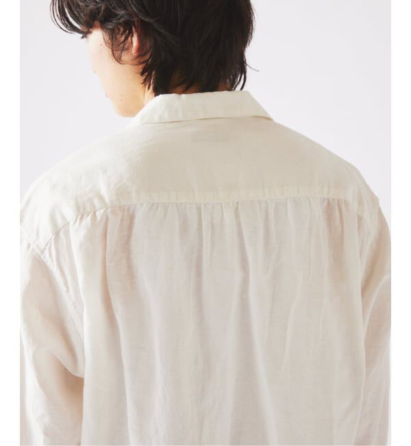 JOURNAL STANDARD relume「European Flax / ヨーロピアンフラックス 製品染め オープンカラーシャツ」|シャツ・ブラウス|
